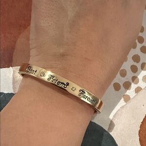 Gold 'Best Friends Forever' Bracelet